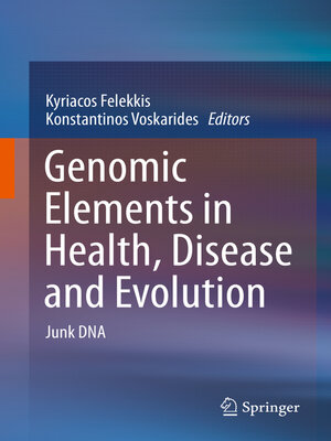 cover image of Genomic Elements in Health, Disease and Evolution